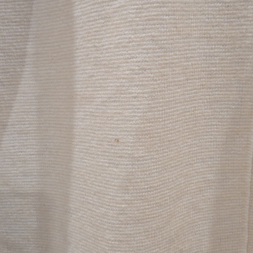 Zara Women's Blazer Coat, Wool Blend, Unlined, Creamy White, Buttons, Small - Picture 11 of 16